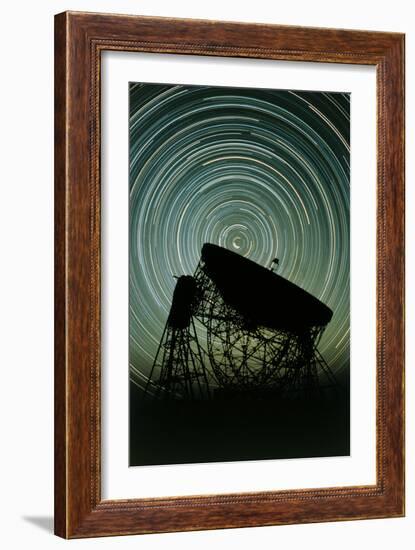 Jodrell Bank Radio Telescope-David Parker-Framed Photographic Print