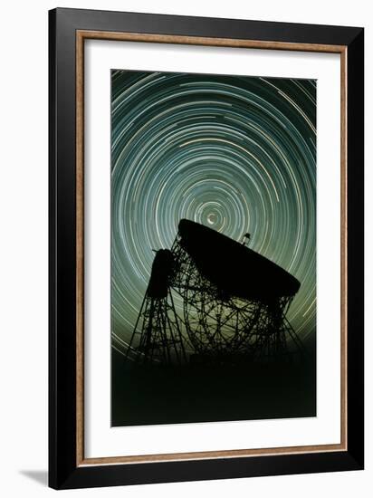 Jodrell Bank Radio Telescope-David Parker-Framed Photographic Print