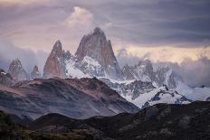 A Moody Sunset At Mt Fitz Roy In Patagonia-Joe Azure-Photographic Print