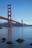 San Francisco At Sunrise, Behind The Golden Gate Bridge And A Low Blanket Of Fog-Joe Azure-Photographic Print