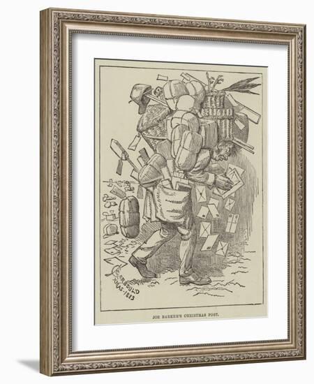 Joe Barker's Christmas Post-Alfred Courbould-Framed Giclee Print