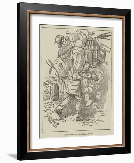 Joe Barker's Christmas Post-Alfred Courbould-Framed Giclee Print