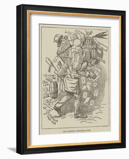 Joe Barker's Christmas Post-Alfred Courbould-Framed Giclee Print