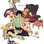 I Want A Man  - Saturday Evening Post "Leading Ladies", April 15, 1950 pg.40-Joe deMers-Framed Giclee Print