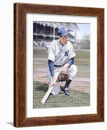 Joe Dimaggio-Darryl Vlasak-Framed Giclee Print