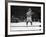 Joe Frazier Vs. Mohammed Ali at Madison Square Garden-John Shearer-Framed Premium Photographic Print