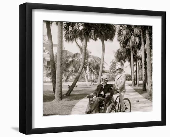 Joe Jefferson at Palm Beach, Fla.-null-Framed Photo