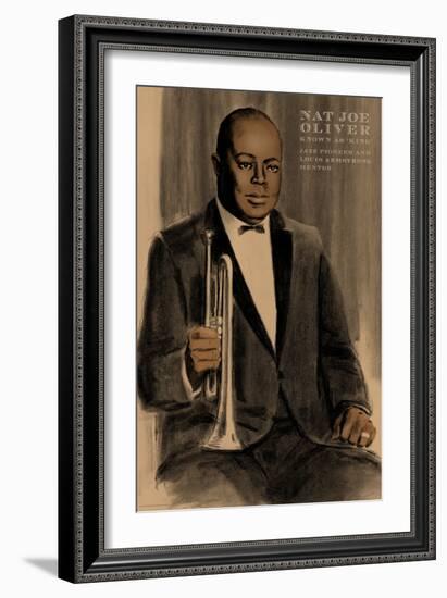 Joe King Oliver-Clifford Faust-Framed Art Print