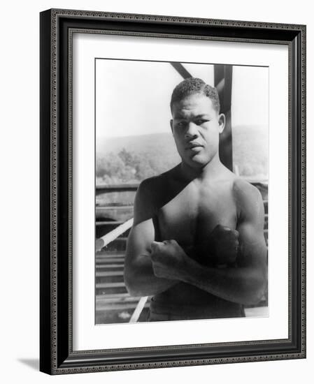 Joe Louis (1914-1981)-Carl Van Vechten-Framed Giclee Print