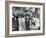 Joe Louis Fans Celebrate Louis' Victory over Tom Farr, Harlem, August 30, 1937-null-Framed Photo