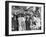 Joe Louis Fans Celebrate Louis' Victory over Tom Farr, Harlem, August 30, 1937-null-Framed Photo