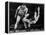 Joe Louis Throws Jim Bernard to the Mat During a 1956 Wrestling Match in Detroit-null-Framed Stretched Canvas