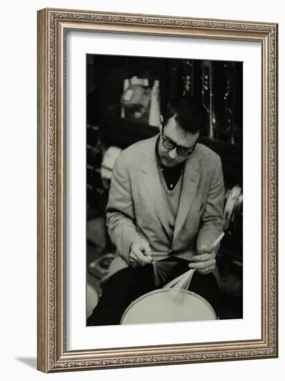 Joe Morello, Drummer with the Dave Brubeck Quartet, 1950S-Denis Williams-Framed Photographic Print