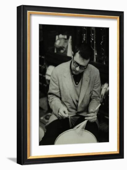 Joe Morello, Drummer with the Dave Brubeck Quartet, 1950S-Denis Williams-Framed Photographic Print