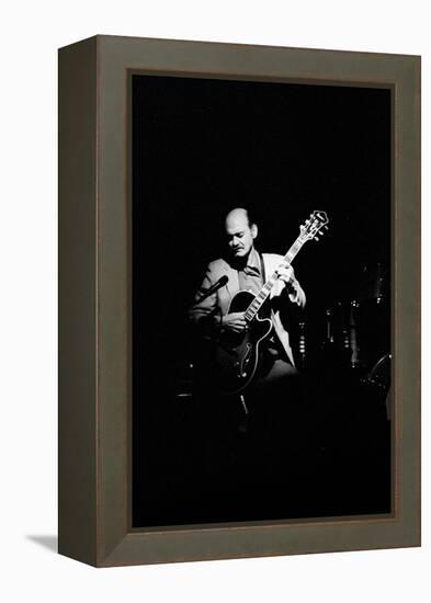 Joe Pass, Ronnie Scotts, Soho, London, 1984-Brian O'Connor-Framed Premier Image Canvas