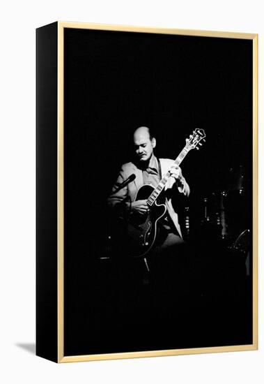 Joe Pass, Ronnie Scotts, Soho, London, 1984-Brian O'Connor-Framed Premier Image Canvas