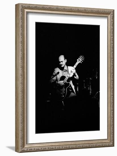 Joe Pass, Ronnie Scotts, Soho, London, 1984-Brian O'Connor-Framed Photographic Print