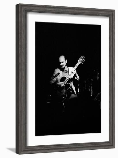 Joe Pass, Ronnie Scotts, Soho, London, 1984-Brian O'Connor-Framed Photographic Print