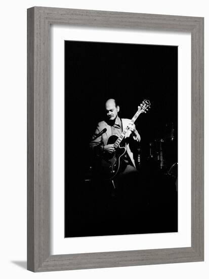 Joe Pass, Ronnie Scotts, Soho, London, 1984-Brian O'Connor-Framed Photographic Print