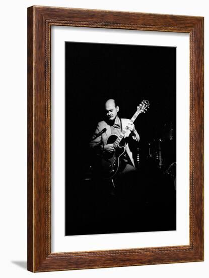 Joe Pass, Ronnie Scotts, Soho, London, 1984-Brian O'Connor-Framed Photographic Print