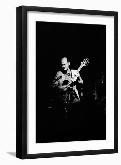 Joe Pass, Ronnie Scotts, Soho, London, 1984-Brian O'Connor-Framed Photographic Print