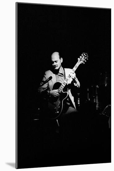 Joe Pass, Ronnie Scotts, Soho, London, 1984-Brian O'Connor-Mounted Photographic Print