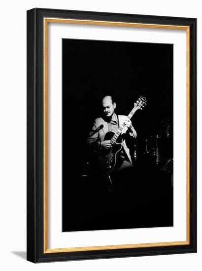 Joe Pass, Ronnie Scotts, Soho, London, 1984-Brian O'Connor-Framed Photographic Print