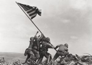 Flag Raising on Iwo Jima, c.1945 by Joe Rosenthal