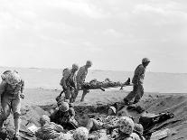 Flag Raising on Iwo Jima, c.1945-Joe Rosenthal-Framed Art Print