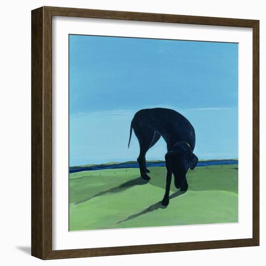 Joe's Black Dog, 1996-Marjorie Weiss-Framed Giclee Print