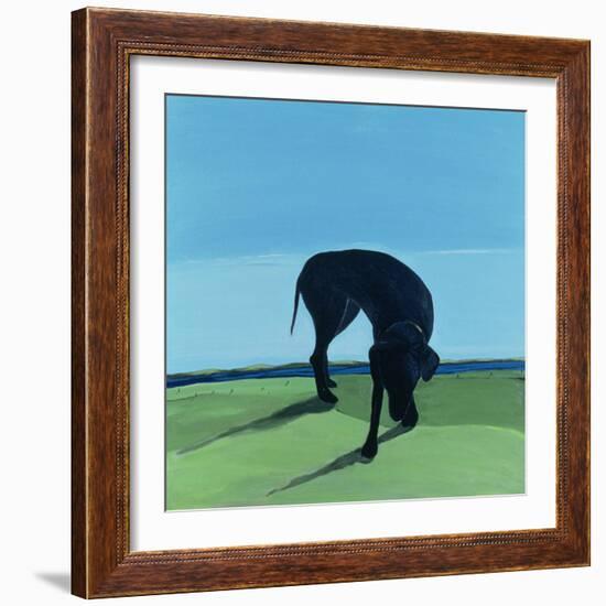 Joe's Black Dog, 1996-Marjorie Weiss-Framed Giclee Print