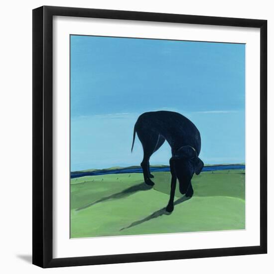 Joe's Black Dog, 1996-Marjorie Weiss-Framed Giclee Print