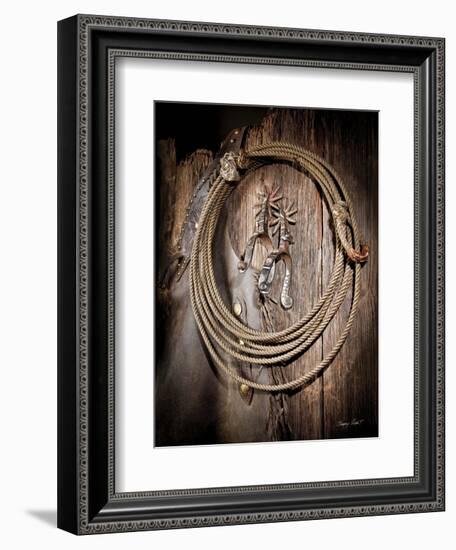 Joe’s Spurs-Barry Hart-Framed Art Print