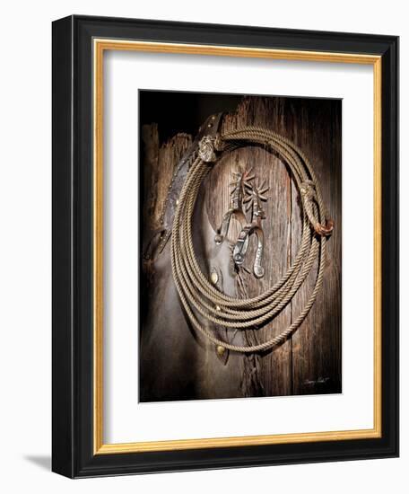 Joe’s Spurs-Barry Hart-Framed Art Print