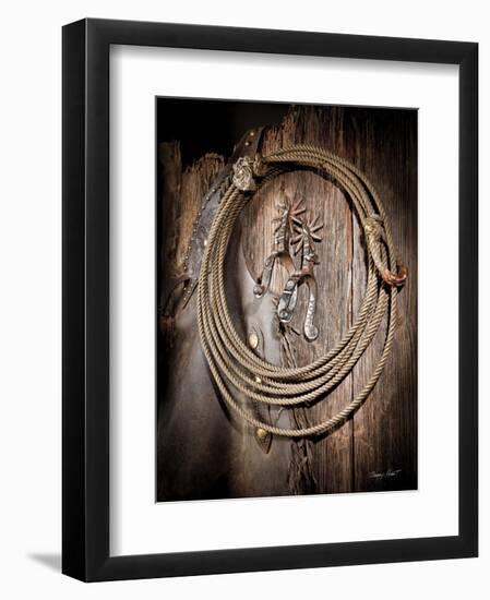 Joe’s Spurs-Barry Hart-Framed Art Print