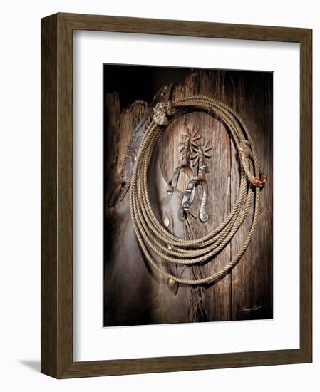 Joe’s Spurs-Barry Hart-Framed Art Print