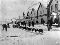 Dog Team (Dawson, Alaska)-Joe Smith-Mounted Photographic Print