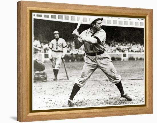 Joe Tinker of the Chicago Cubs in Action During 1906-null-Framed Premier Image Canvas