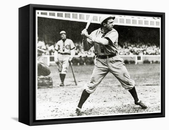 Joe Tinker of the Chicago Cubs in Action During 1906-null-Framed Premier Image Canvas