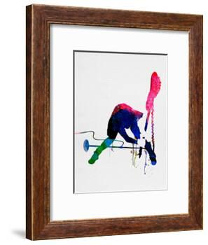 Joe Watercolor-Lora Feldman-Framed Art Print