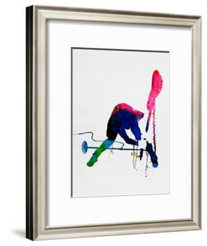 Joe Watercolor-Lora Feldman-Framed Art Print