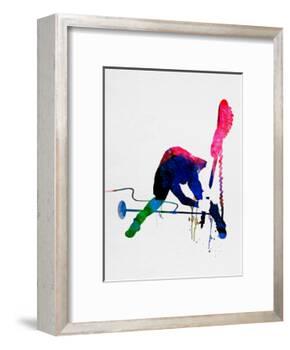 Joe Watercolor-Lora Feldman-Framed Art Print