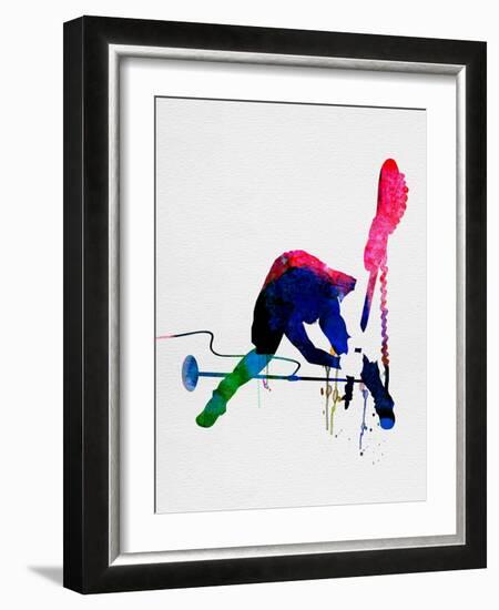 Joe Watercolor-Lora Feldman-Framed Art Print