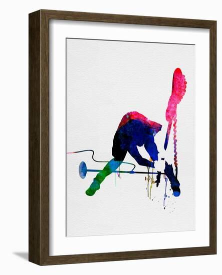 Joe Watercolor-Lora Feldman-Framed Art Print