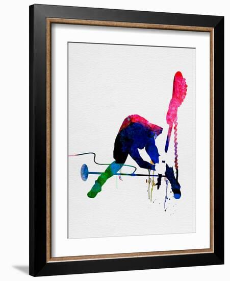 Joe Watercolor-Lora Feldman-Framed Art Print