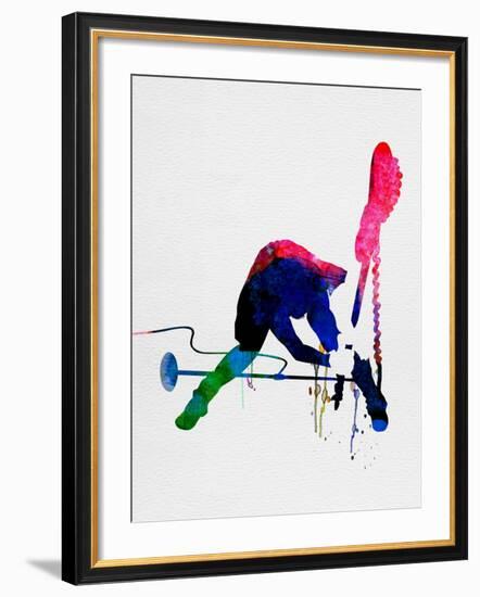 Joe Watercolor-Lora Feldman-Framed Art Print