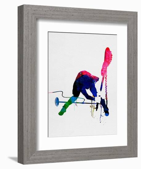 Joe Watercolor-Lora Feldman-Framed Art Print