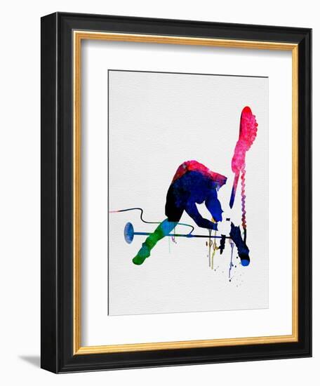 Joe Watercolor-Lora Feldman-Framed Art Print