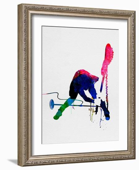 Joe Watercolor-Lora Feldman-Framed Art Print