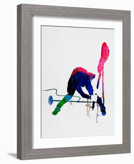 Joe Watercolor-Lora Feldman-Framed Art Print